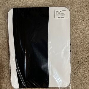 Black thigh, high stockings with a lace top